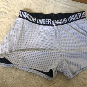 Mesh Under Armour running shorts